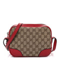 Monogram Mini Bree Messenger Bag Red