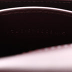 Patent Calfskin Mini Voltaire Top Handle Bag Dark Wine
