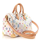 LV X TM Monogram Multicolor Speedy Bandouliere 25 White