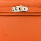 Epsom Mini Kelly Sellier 20 Orange