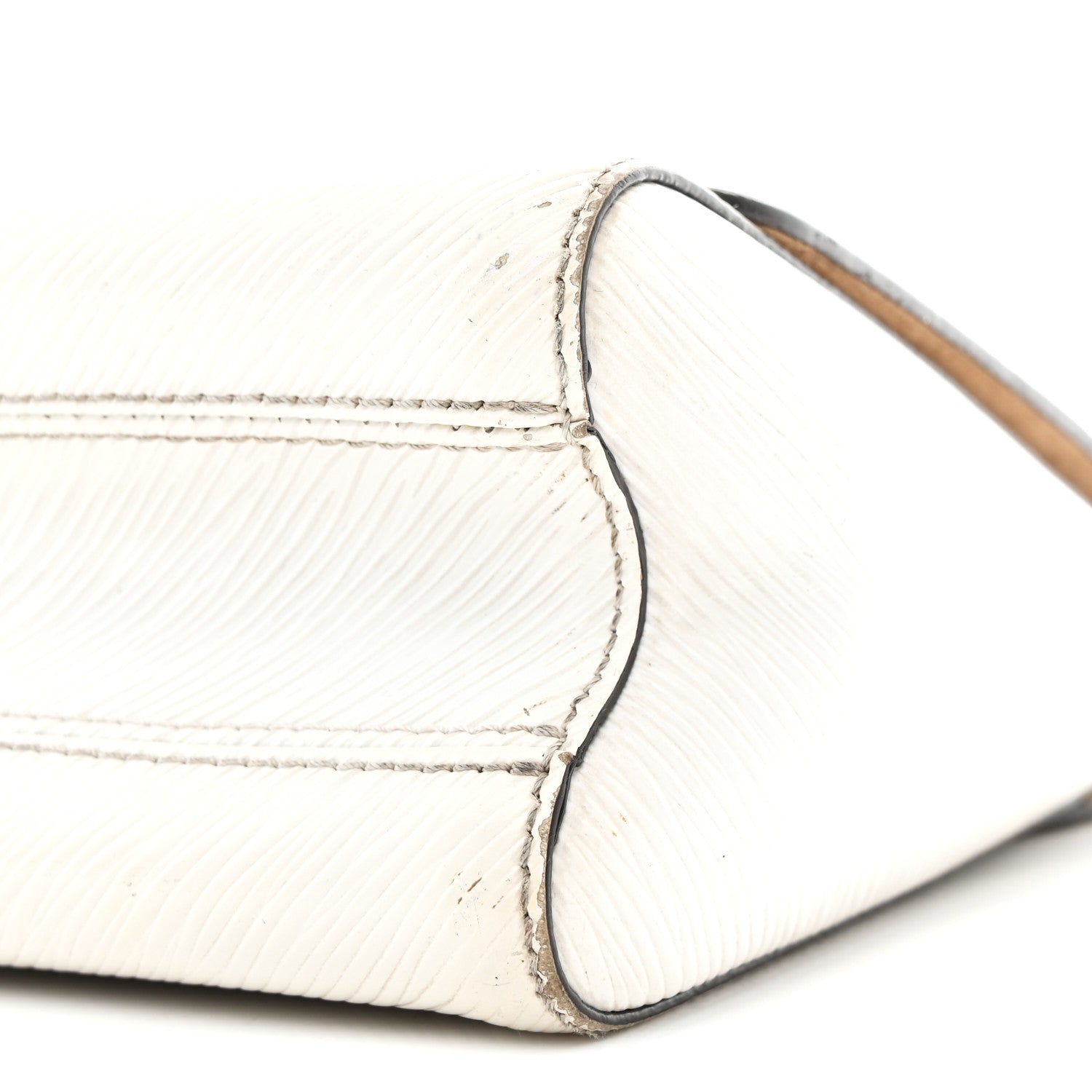 Epi Twist Shoulder Bag MM White
