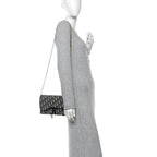 Oblique Saddle Chain Pouch Blue