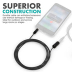 Movo PM10EC6 20ft TRRS F3.5mm to TRRS M3.5mm Cable