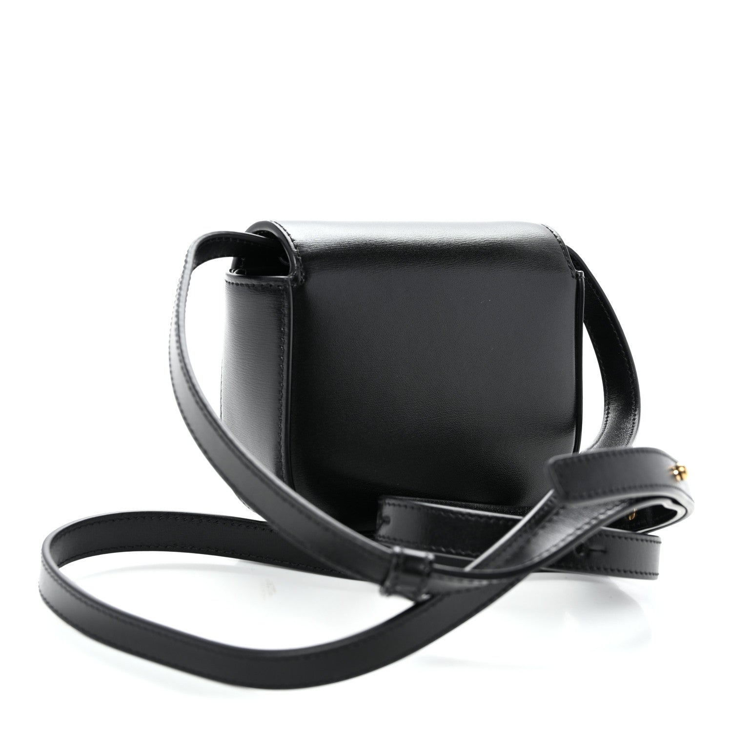Shiny Calfskin Mini Triomphe Black