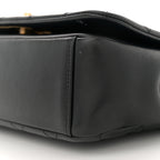 Lambskin Quilted Chain To Chain Flap Black