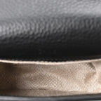 Calfskin Nano Marcie Saddle Bag Black