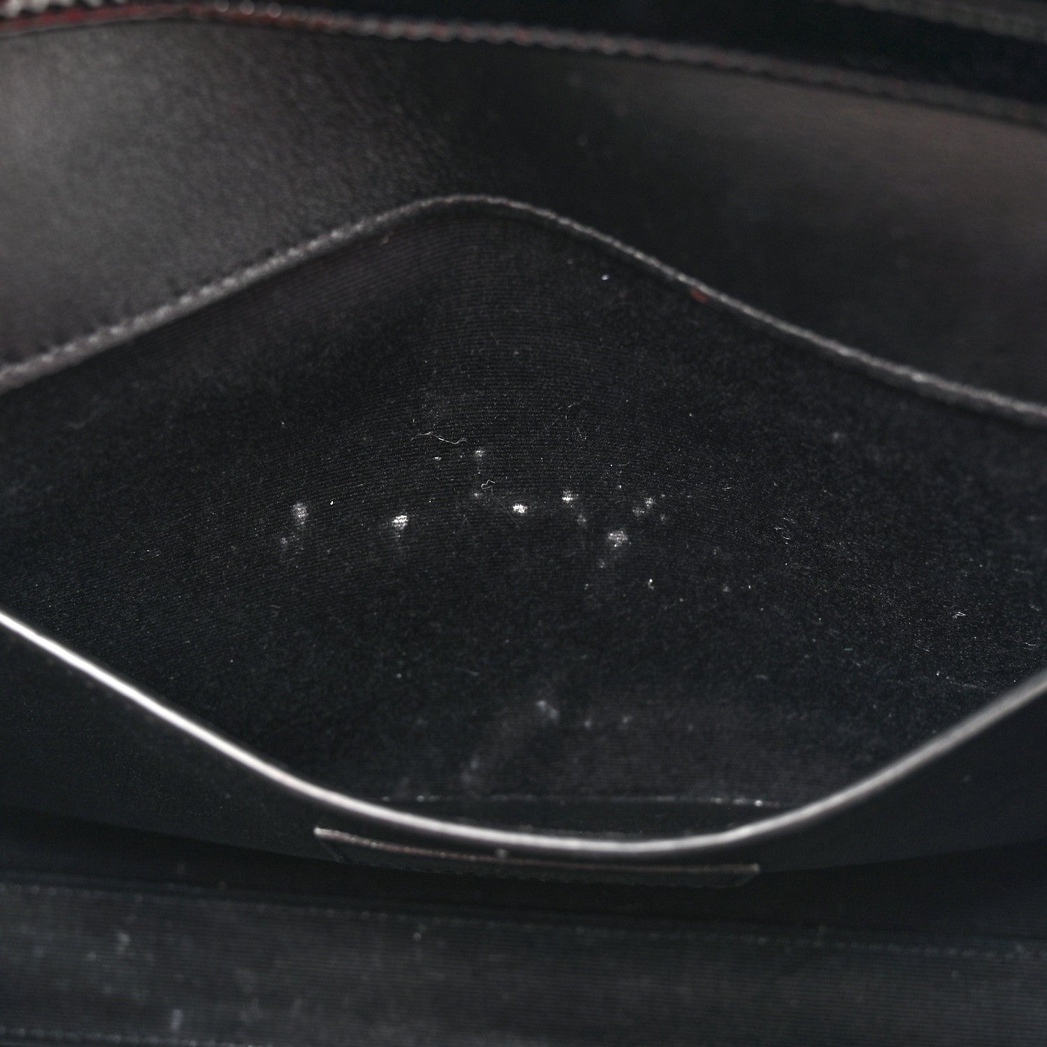 Patent Small Manhattan Shoulder Bag Black