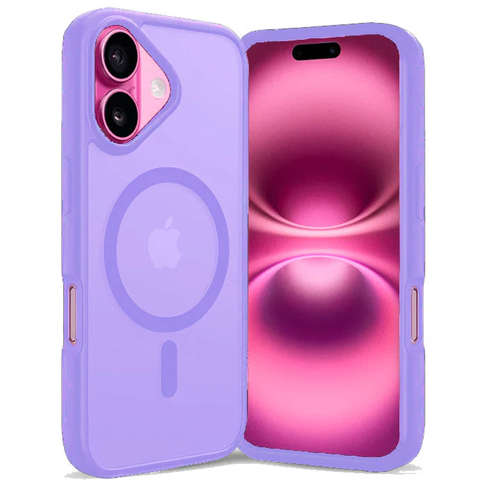 Entronix [Magnetic] Case Compatible with iPhone 16 Plus - Translucent Frosted Matte