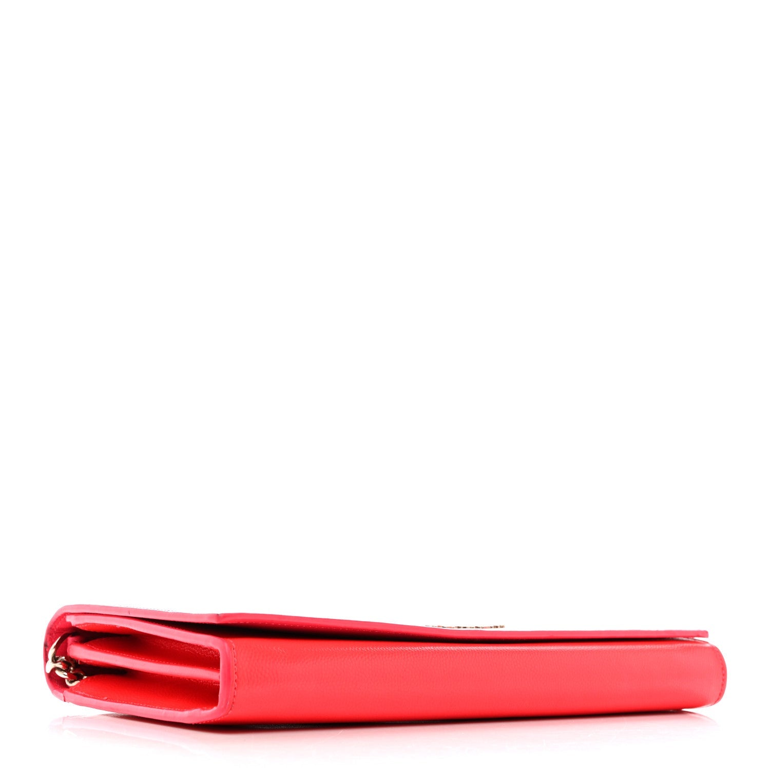 Grain de Poudre Classic Letters Chain Wallet Fuchsia