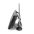 Portable 7" TV and Digital Multimedia Player with Built-In Battery and DC Car Cord