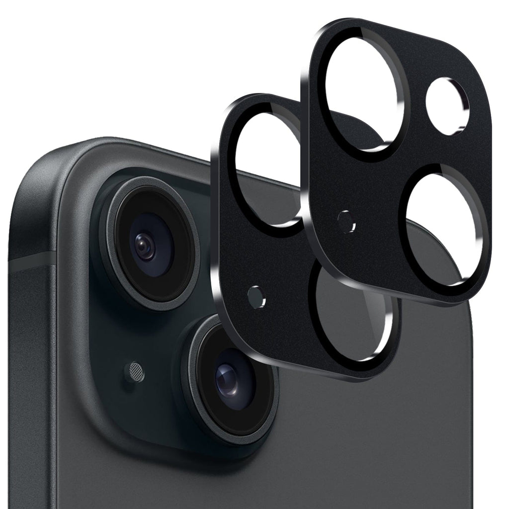 SAHARA - ZeroDamage HD Flexible Glass Camera Lens Protector (2-Pack) - iPhone 15 and 15 Plus