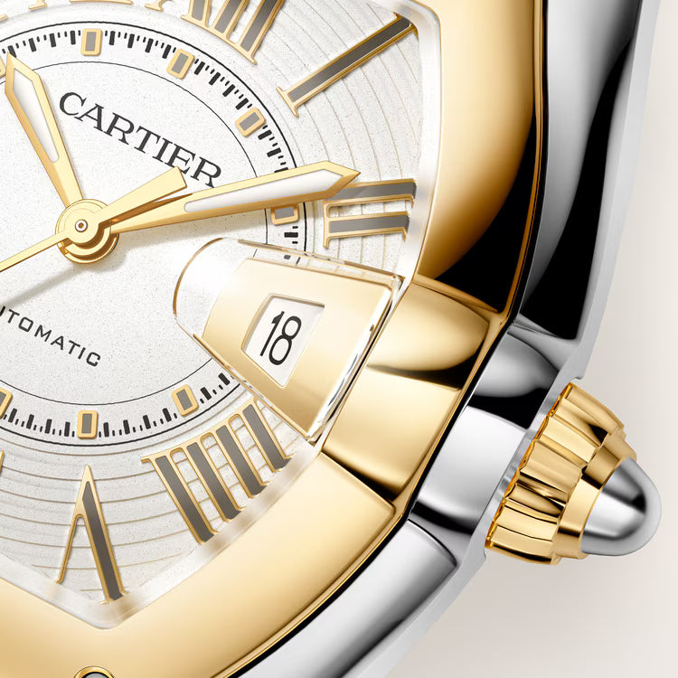 Roadster Large Model | 39mm, Two-Tone Stainless Steel & 18K Yellow Gold, White Dial