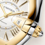 Roadster Large Model | 39mm, Two-Tone Stainless Steel & 18K Yellow Gold, White Dial