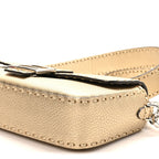 Cuoio Roma Sellerissima Nappa Sintetica Tape Stitch Baguette Platino