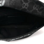 Denim Monogram Web Belt Bag Blue Multicolor