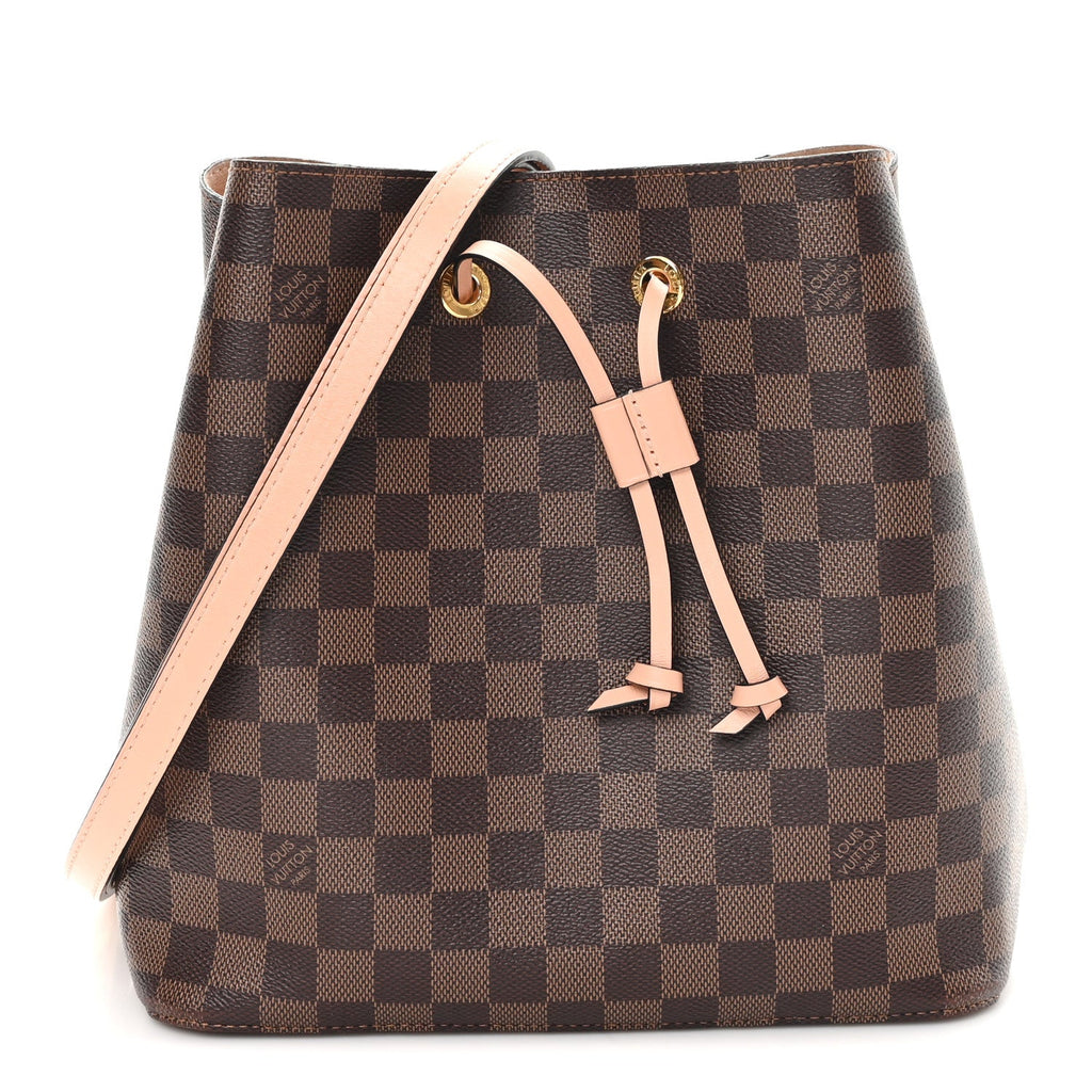 Damier Ebene Neonoe MM Venus Pink