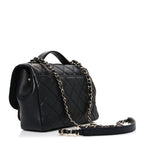 Caviar Quilted Medium Business Affinity Flap Black