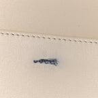 Boarded Plutone Calfskin Horsebit 1955 Wallet On Chain Mystic White