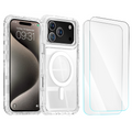 Entronix Bundle Compatible with iPhone 17 Pro Max - [Magnetic] [Clear] Heavy Duty Case & 2 Clear Screen Protectors