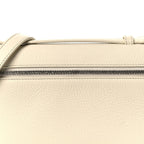 Grained Calfskin L19 Extra Pocket Pouch  Whisper White