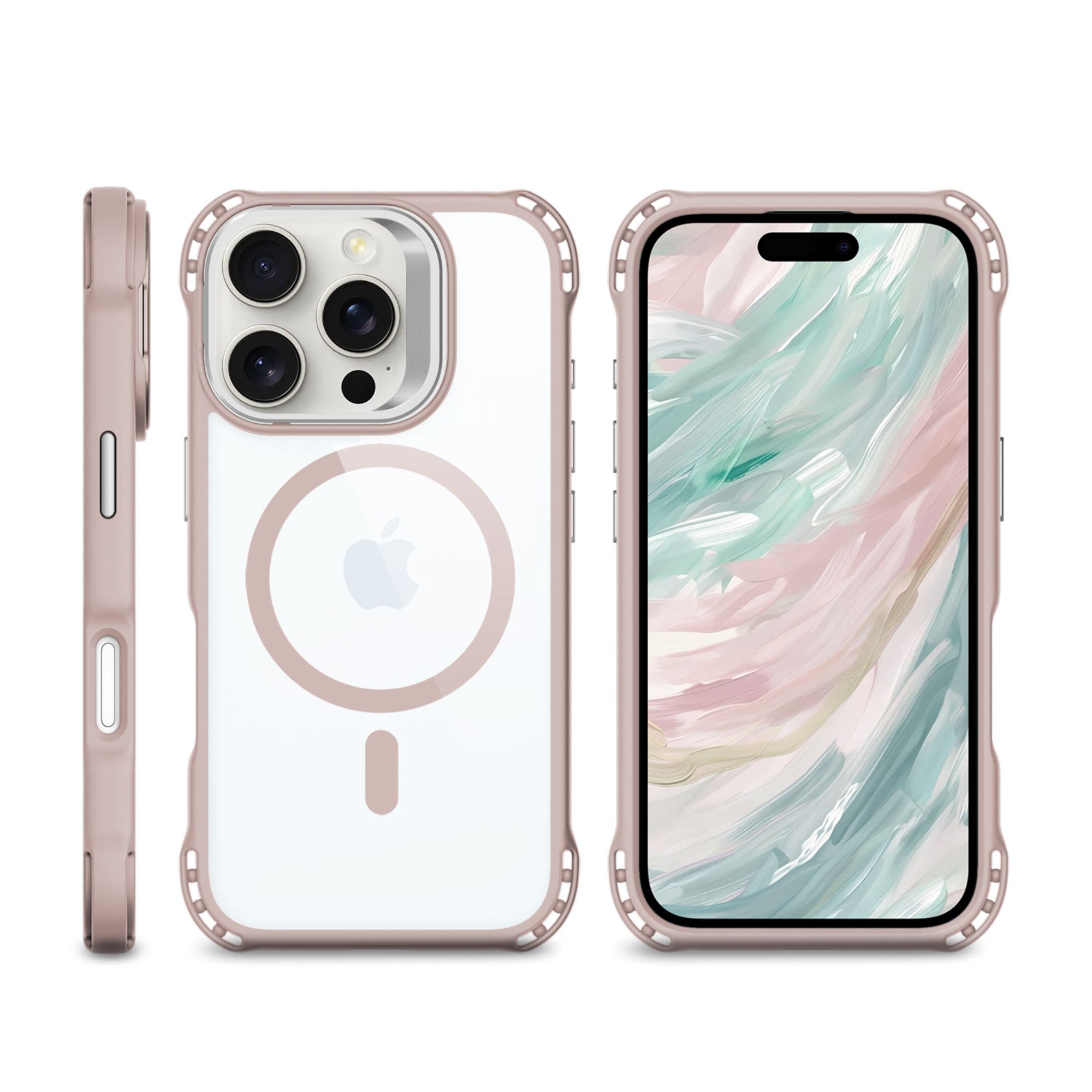 SAHARA - Venture Series Clear Rebound Case with Kickstand - Apple iPhone 16 Pro