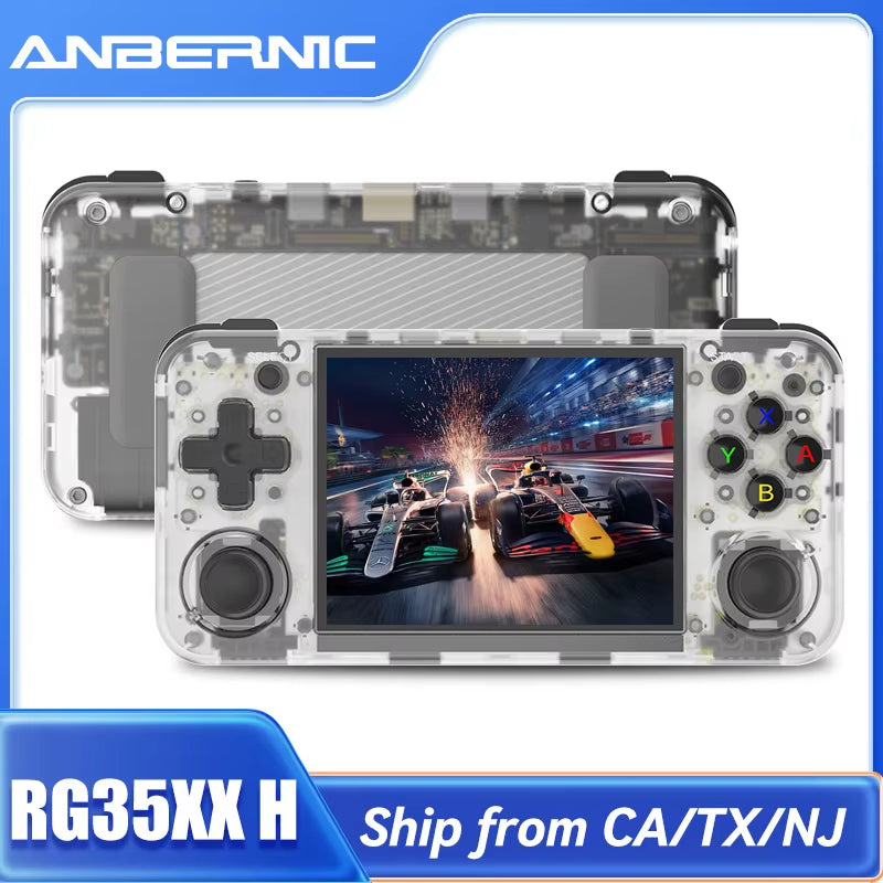 Handheld Game Console with 3.5'' IPS Screen, HDMI Output, and Linux System - Retro Video Game Simulator for Kids