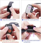 Entronix Case Compatible with iWatch Series 10, 46mm - Hard Cover w/ Built-In Screen Protector
