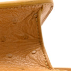Ostrich 30 Montaigne Flap Bag Brown