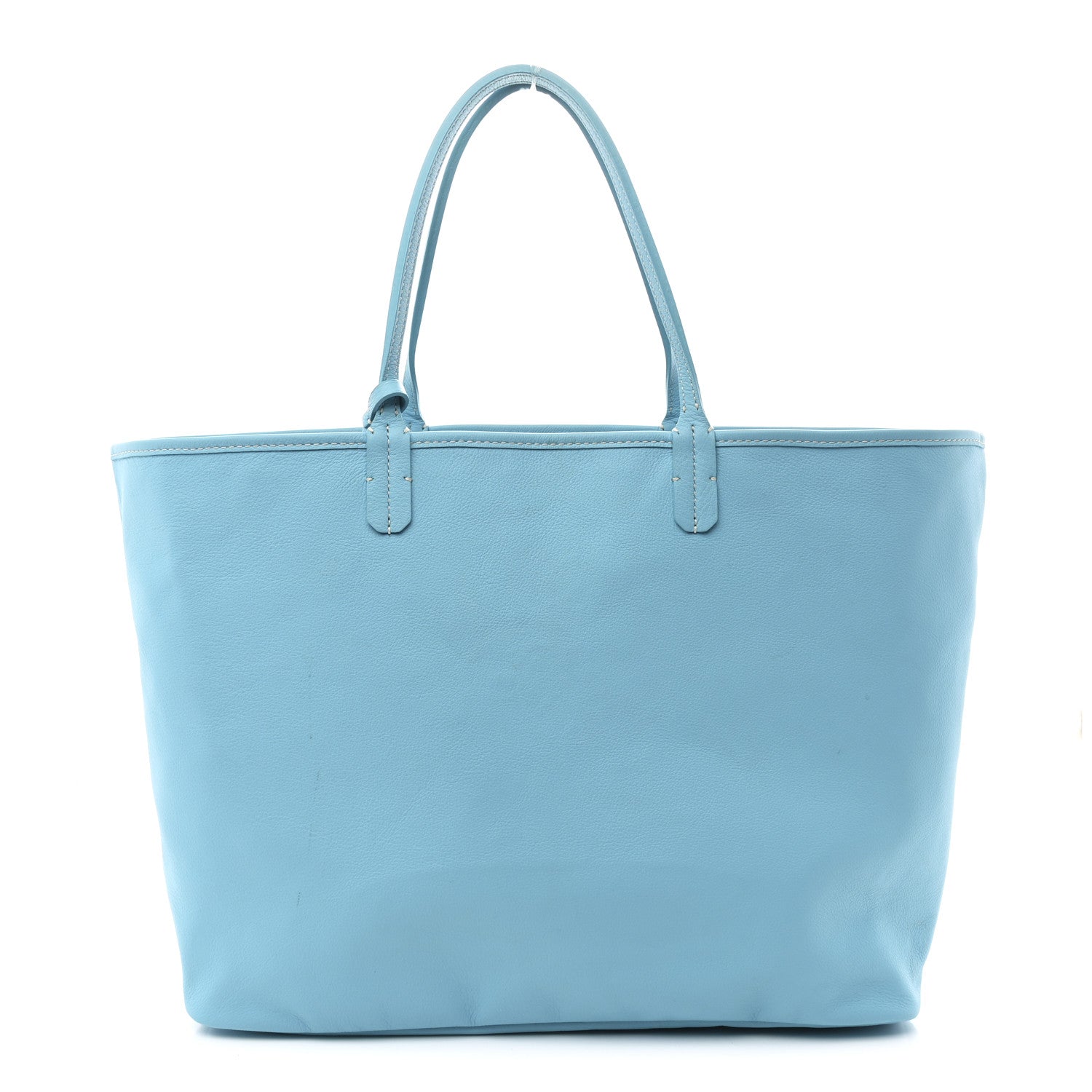 Goyardine Embroidered Flamingo Reversible Anjou PM Sky Blue