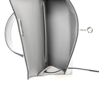 Metallic Chevre Chamkilight Mini Kelly Sellier 20 Argent