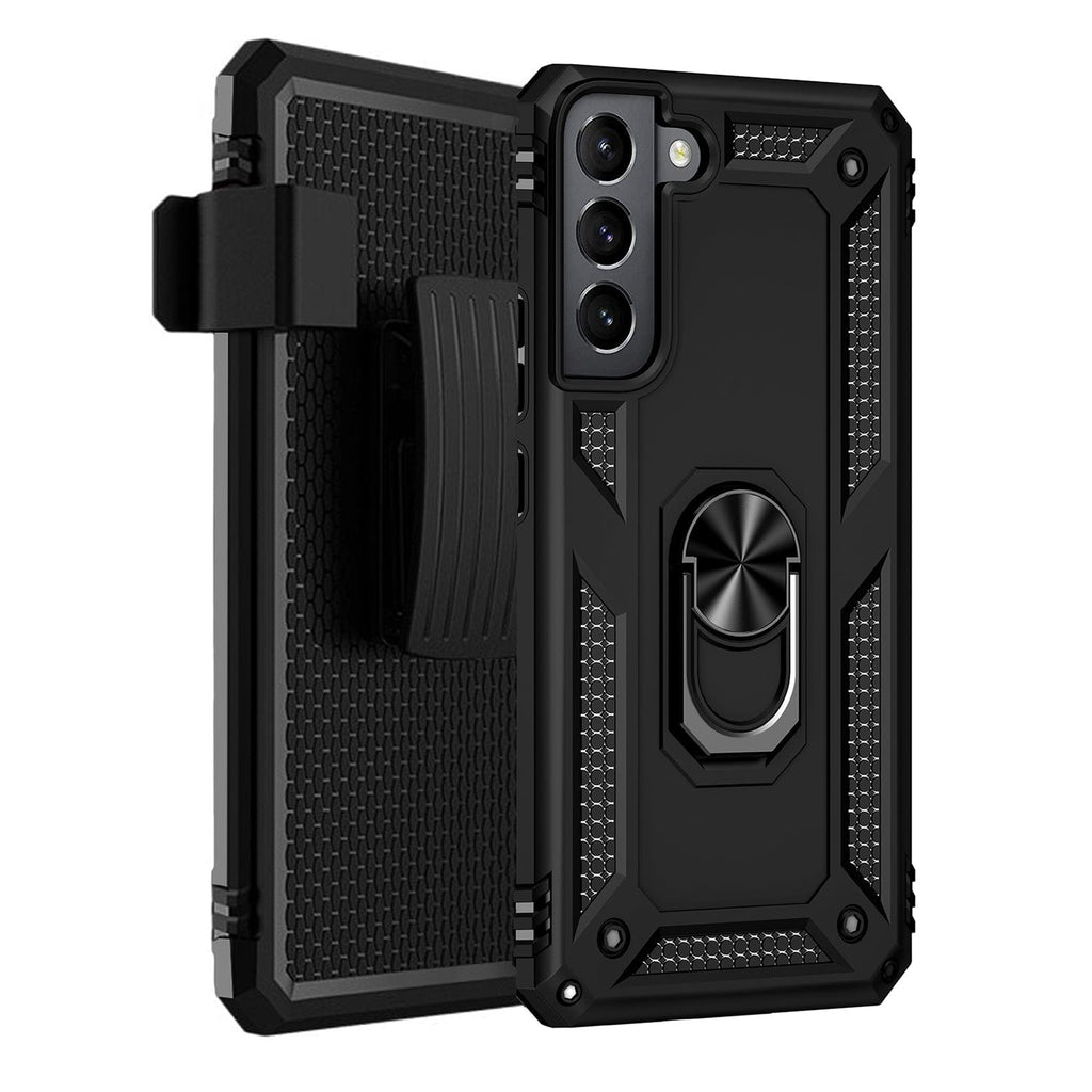 SAHARA - Military Kickstand Series Case with Belt Clip - Samsung Galaxy S22 Plus