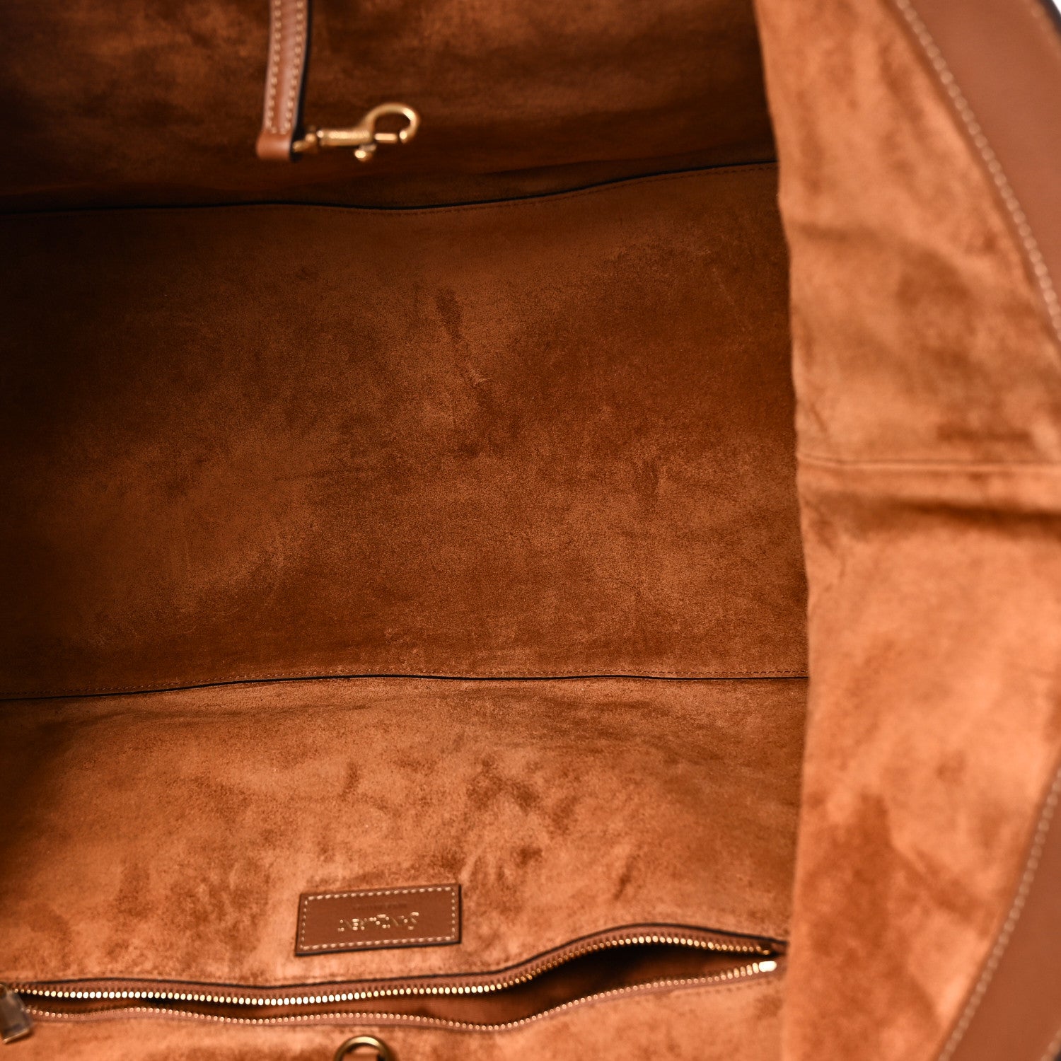 Calfskin Y Tote Brick