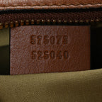 Vintage Canvas Web Shoulder Bag Sand Cuir