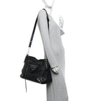 Chevre Gold Metallic Edge Hardware Velo Black
