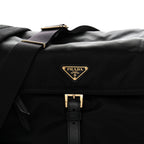 Re-Nylon Large Explore Messenger Bag Black