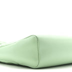 Shiny Lambskin Quilted Mini 31 Shopping Bag Light Green