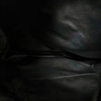 Snakeskin Rock and Chain Hobo Black