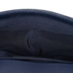 Calfskin Chevron Quilted Braided Small Boy Flap White Navy