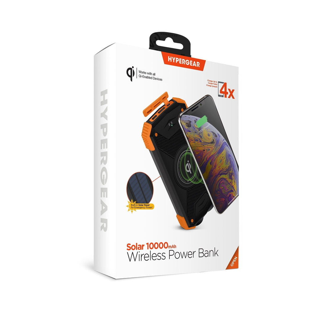 Solar 10000mAh Wireless Power Bank