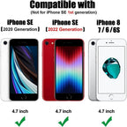 Entronix Case Compatible with iPhone 8/7/SE - [Flexible] TPU Clear