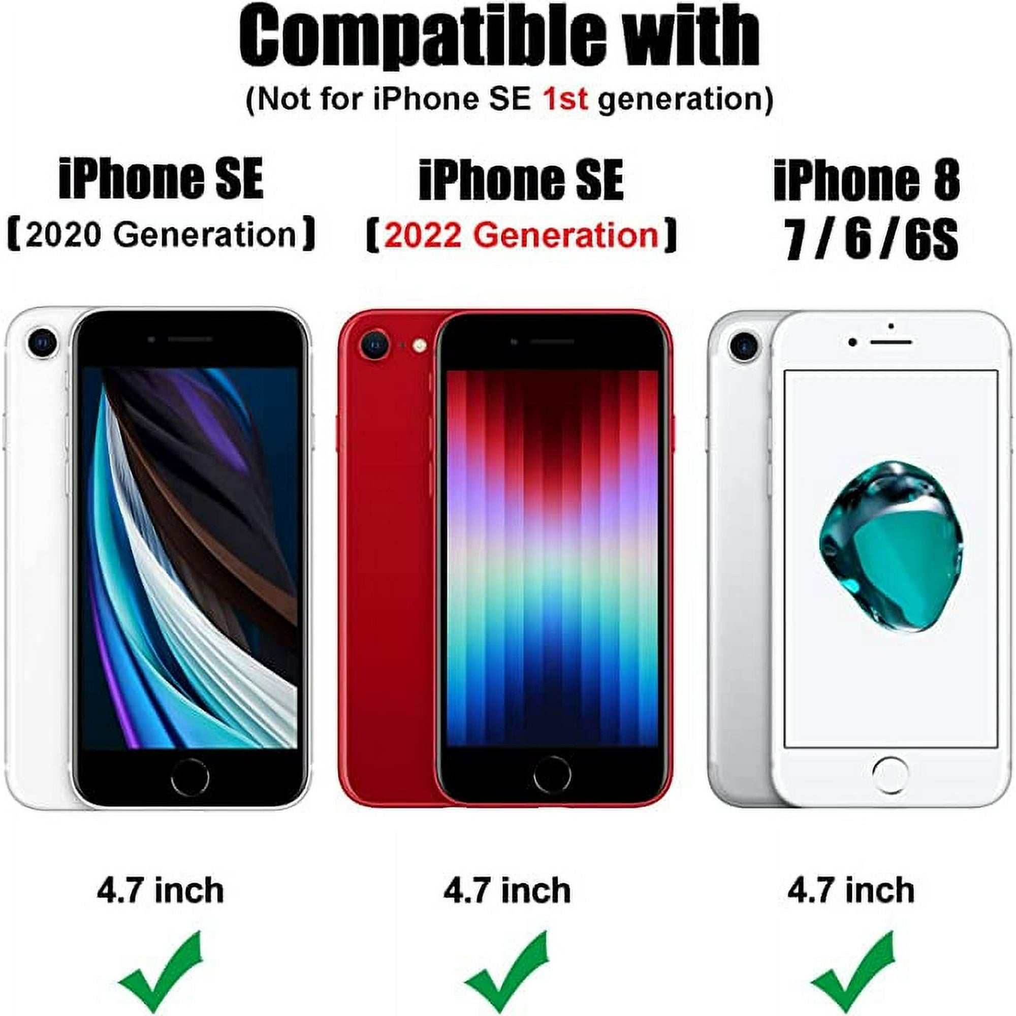Entronix Case Compatible with iPhone 8/7/SE - [Flexible] TPU Clear