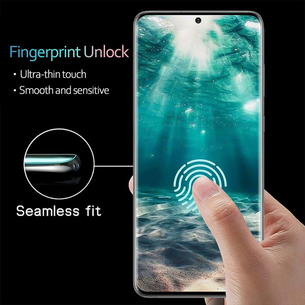 Entronix Clear Screen Protector Compatible with Galaxy Note 10 - 3-Piece Combo