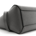Grained Calfskin Nano Belt Bag Grey