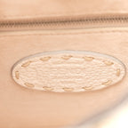 Cuoio Romano Snakeskin Selleria Mini Peekaboo Iconic Satchel White Stone