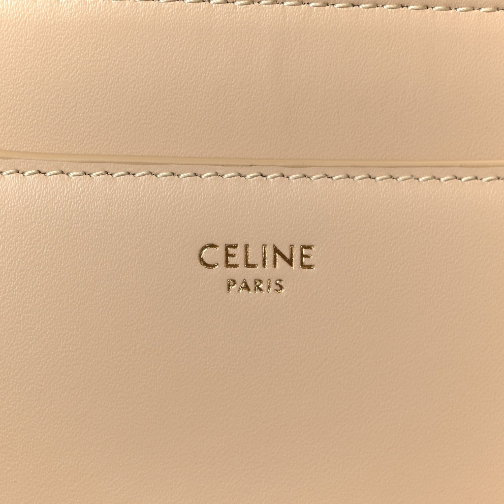 Satinated Calfskin Small 16 Top Handle Bag Nude