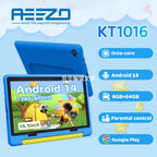 10-Inch Android Kids Tablet - 14 Octa-Core, 8GB RAM, 64GB ROM, Parental Control, Includes Protective Case - Ideal Gift for Toddlers