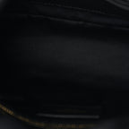 Lambskin Quilted Toy Loulou Puffer Monogram Chain Satchel Black