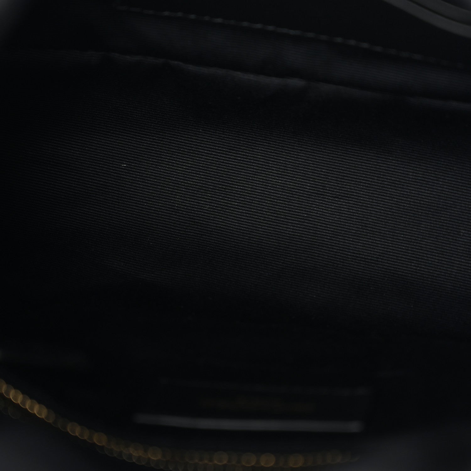 Lambskin Quilted Toy Loulou Puffer Monogram Chain Satchel Black