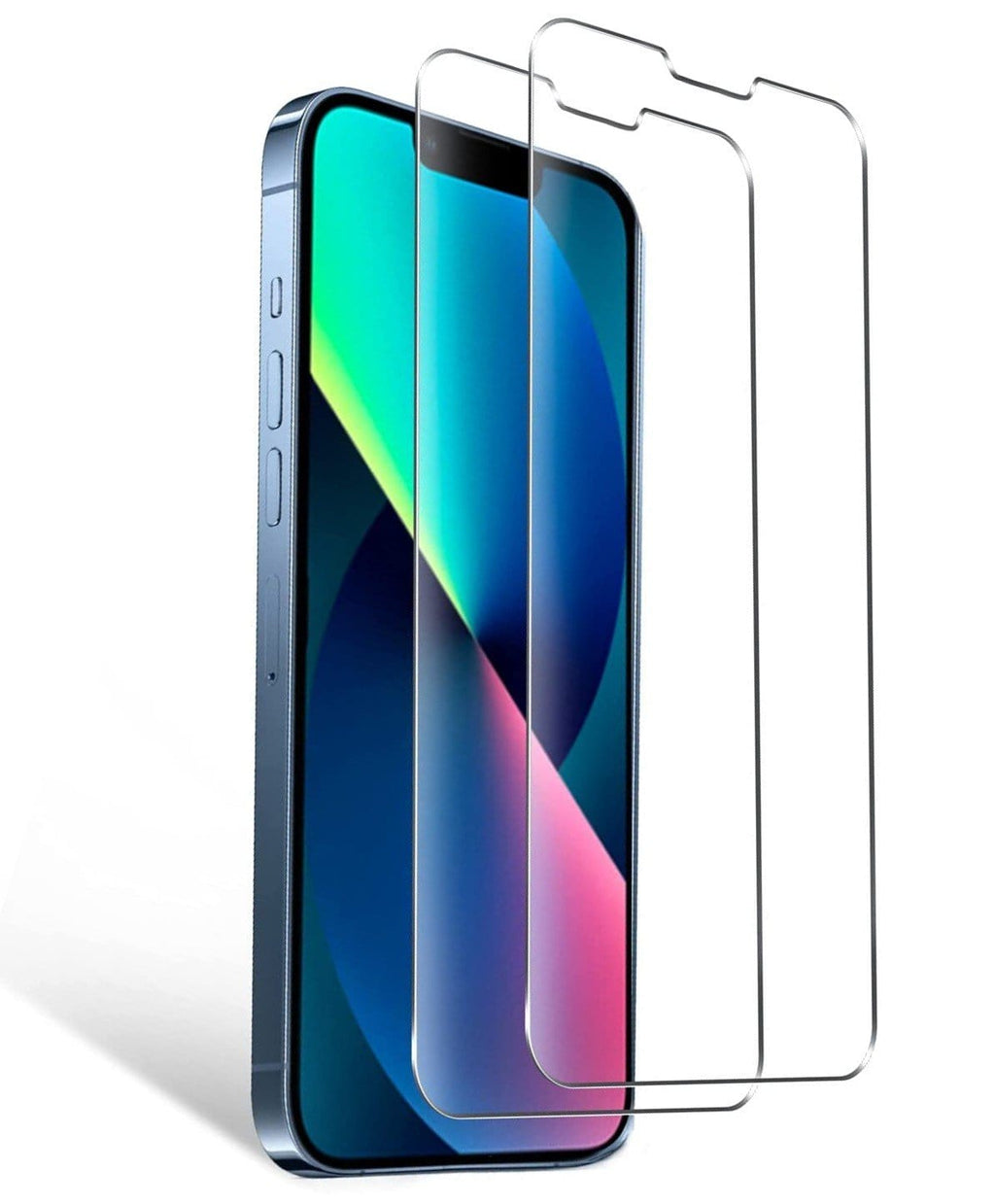 SAHARA - ZeroDamage Clear Tempered Glass Screen Protector (2-Pack) - iPhone 13 mini