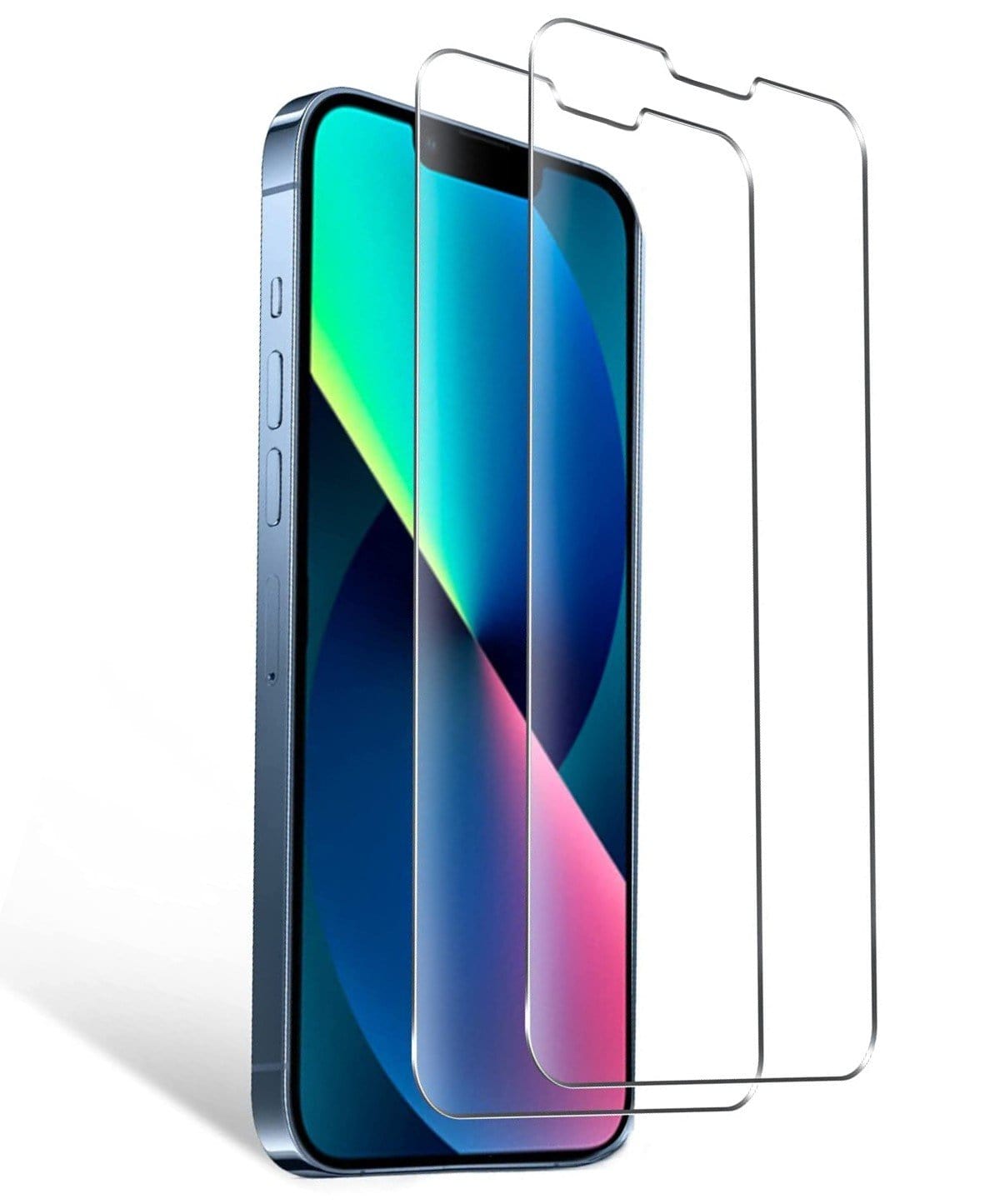 SAHARA - ZeroDamage Clear Tempered Glass Screen Protector (2-Pack) - iPhone 13 mini